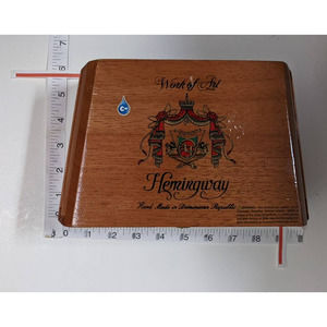 Empty Cigar box for Crafts Storage Purse Making Guitars Juggling Trinkets Herb